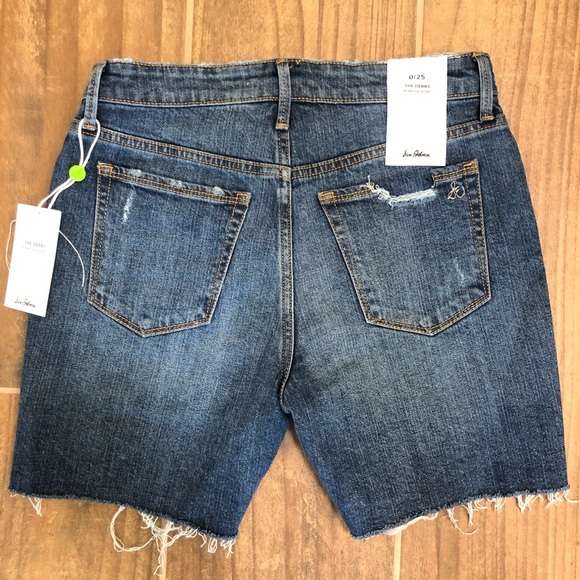SAM EDELMAN Derby Denim Cutoff Shorts 25 0 - Picture 8 of 9